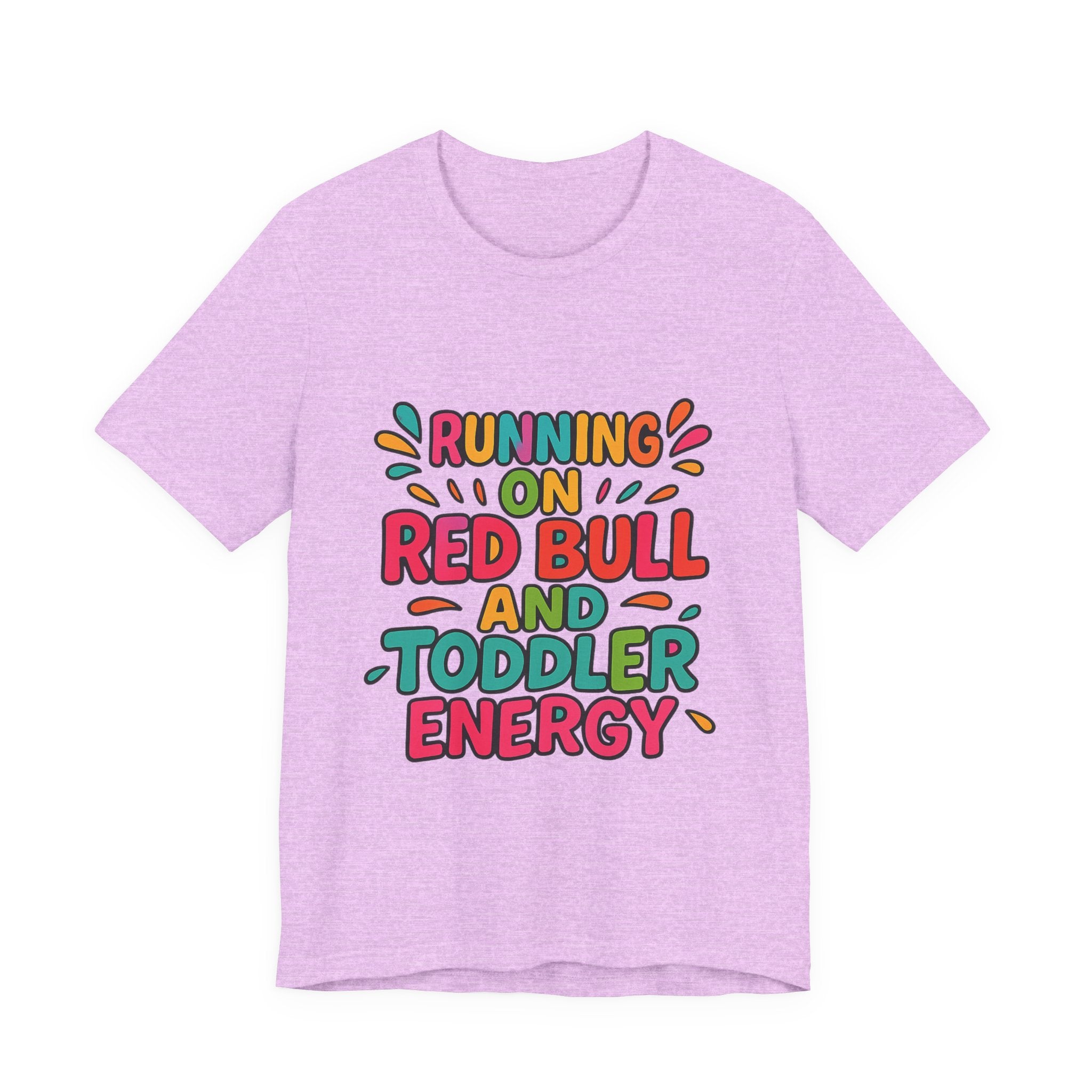 Running on Red Bull and Toddler Energy T-Shirt | Funny Mom Tee