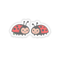 Cute Pair of Ladybugs Sticker | Kiss-Cut Sticker