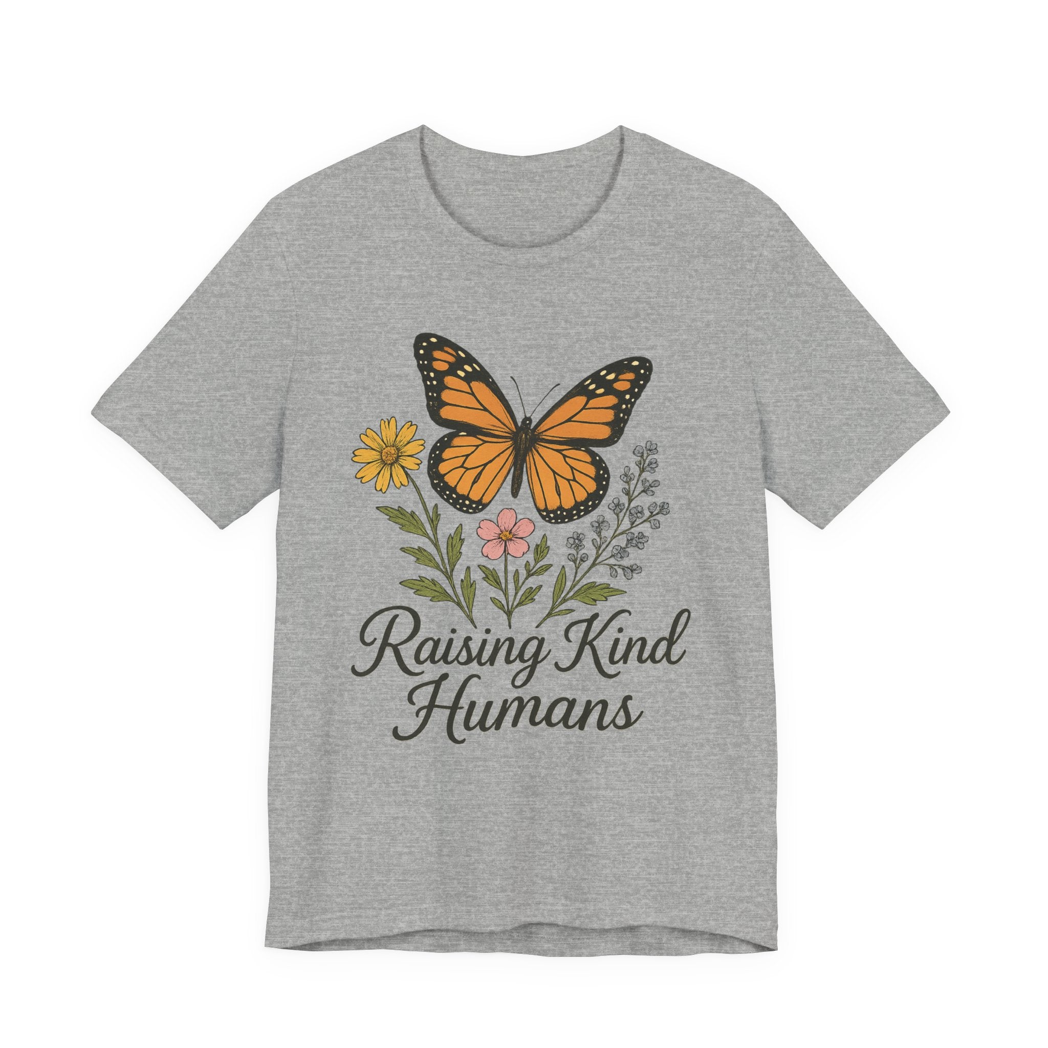 Cute Butterfly Mom T-Shirt — Mother's Day Floral Mom Tee