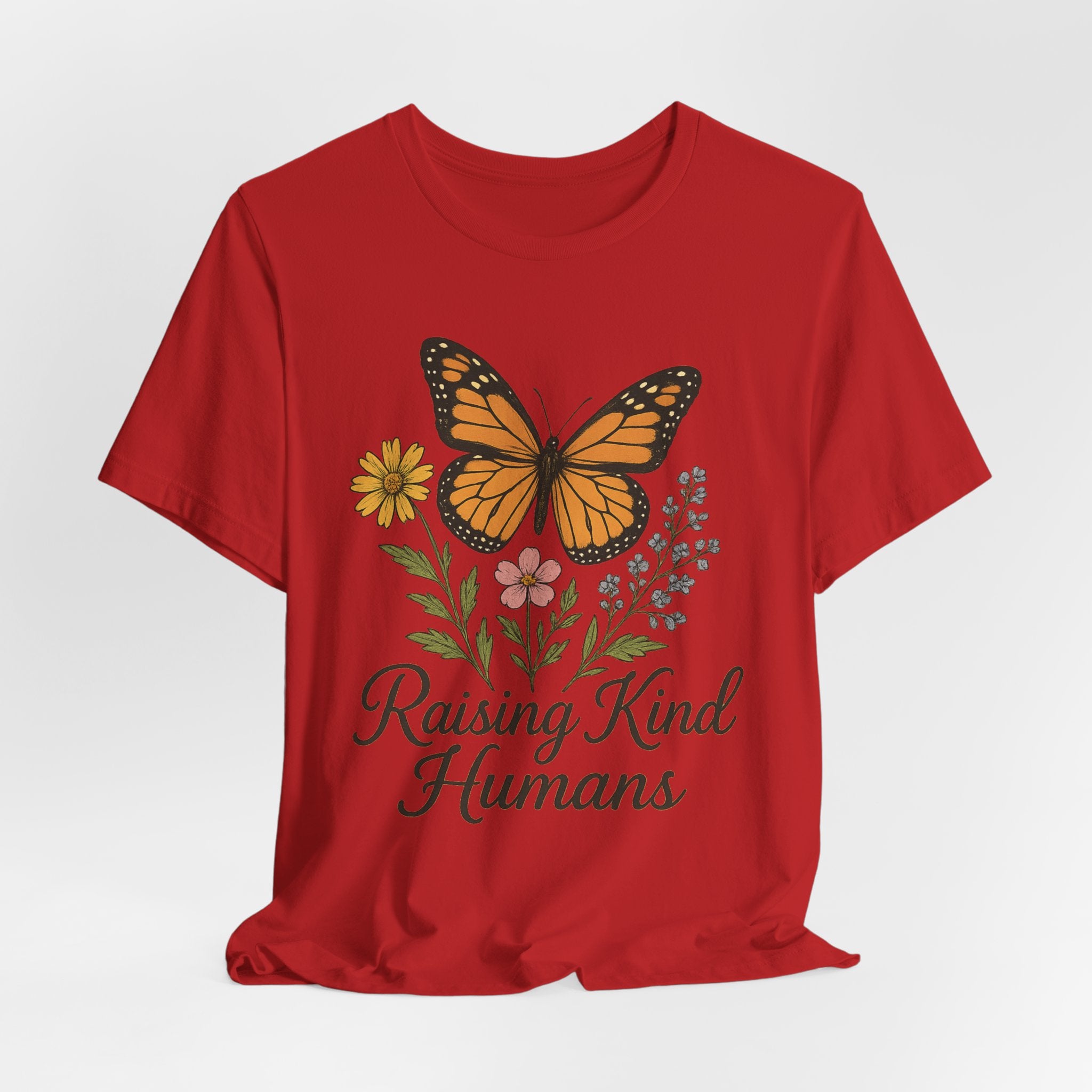 Cute Butterfly Mom T-Shirt — Mother's Day Floral Mom Tee