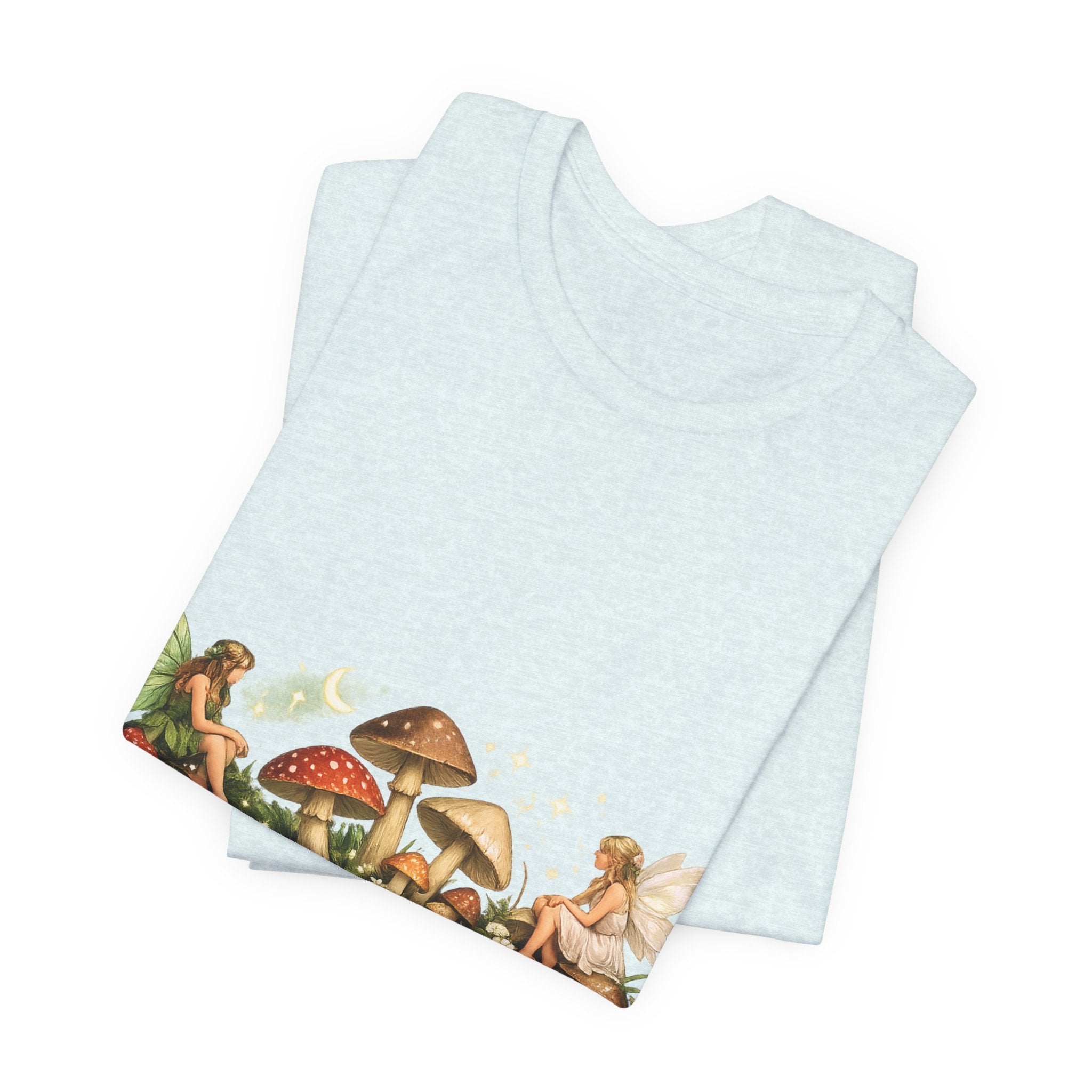 Mushroom Fairy Garden Tee | Sage Living Co. forest floral illustration