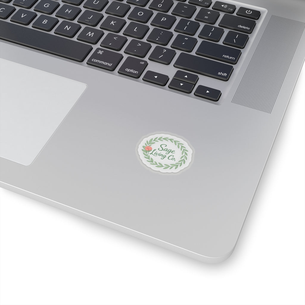 Sage Circle Stickers | Kiss-Cut Vinyl Sticker Sheet