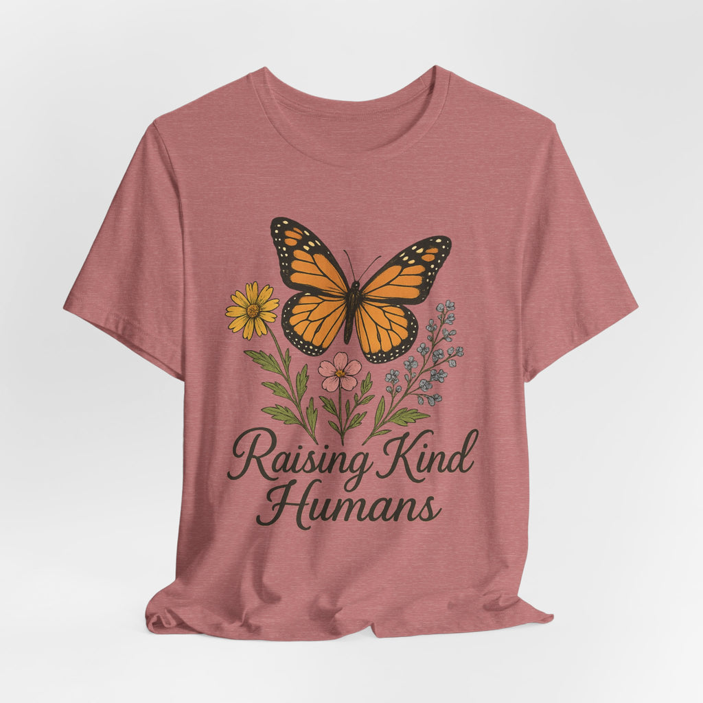 Cute Butterfly Mom T-Shirt — Mother's Day Floral Mom Tee
