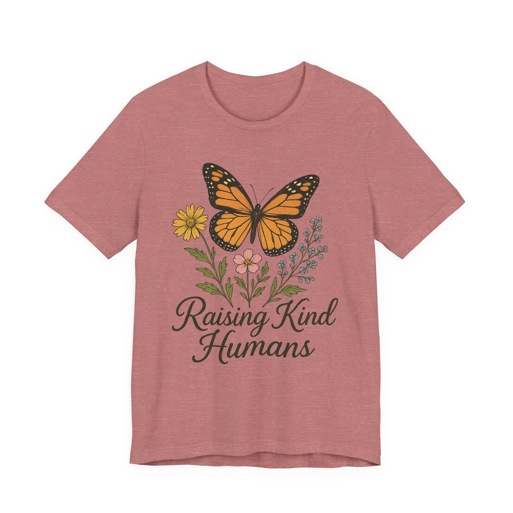 Cute Butterfly Mom T-Shirt — Mother's Day Floral Mom Tee