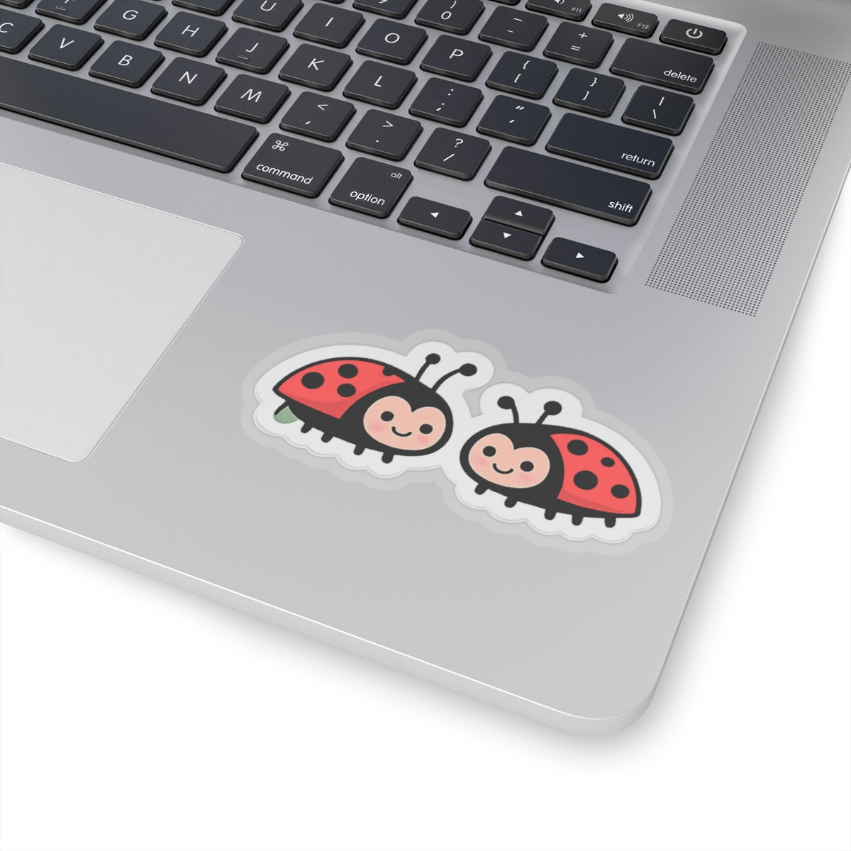 Cute Pair of Ladybugs Sticker | Kiss-Cut Sticker