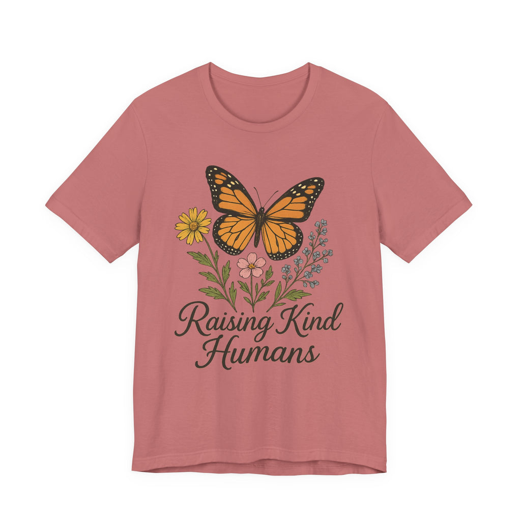Cute Butterfly Mom T-Shirt — Mother's Day Floral Mom Tee