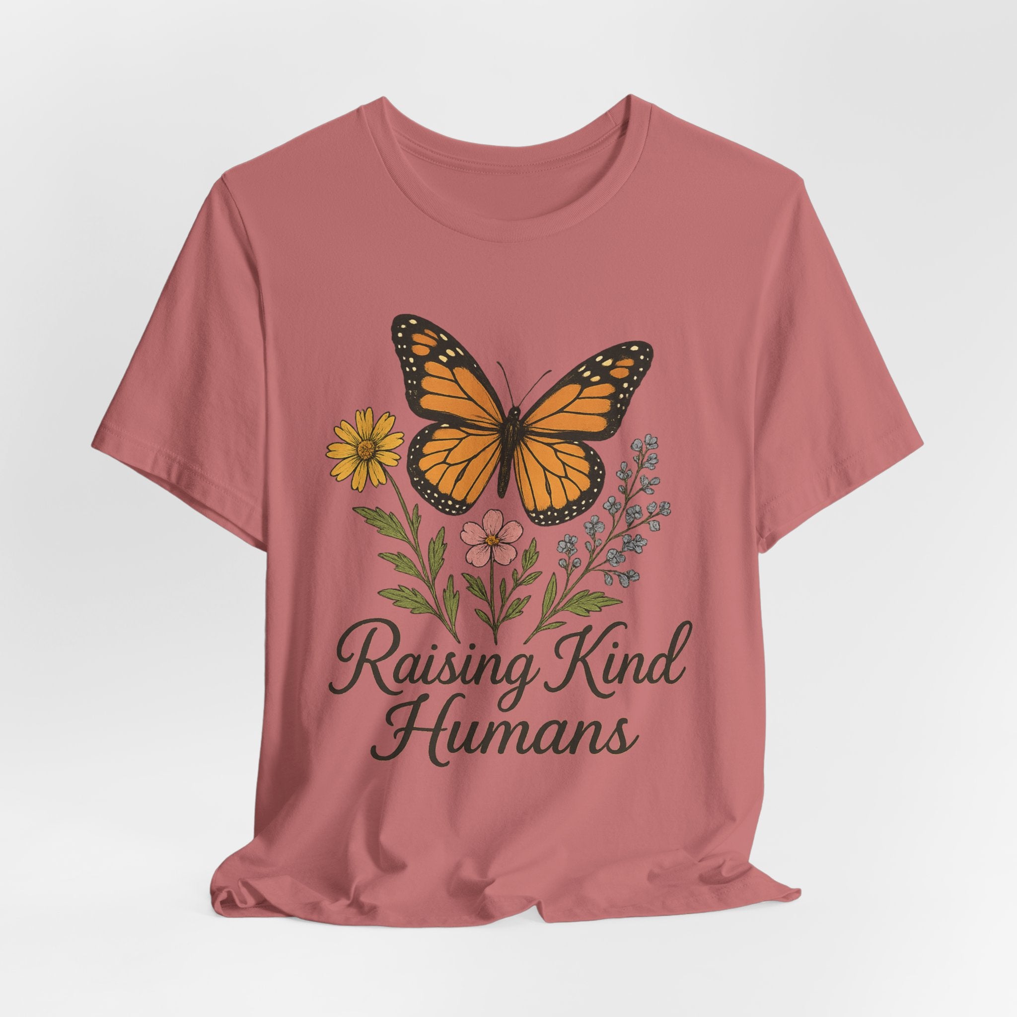 Cute Butterfly Mom T-Shirt — Mother's Day Floral Mom Tee