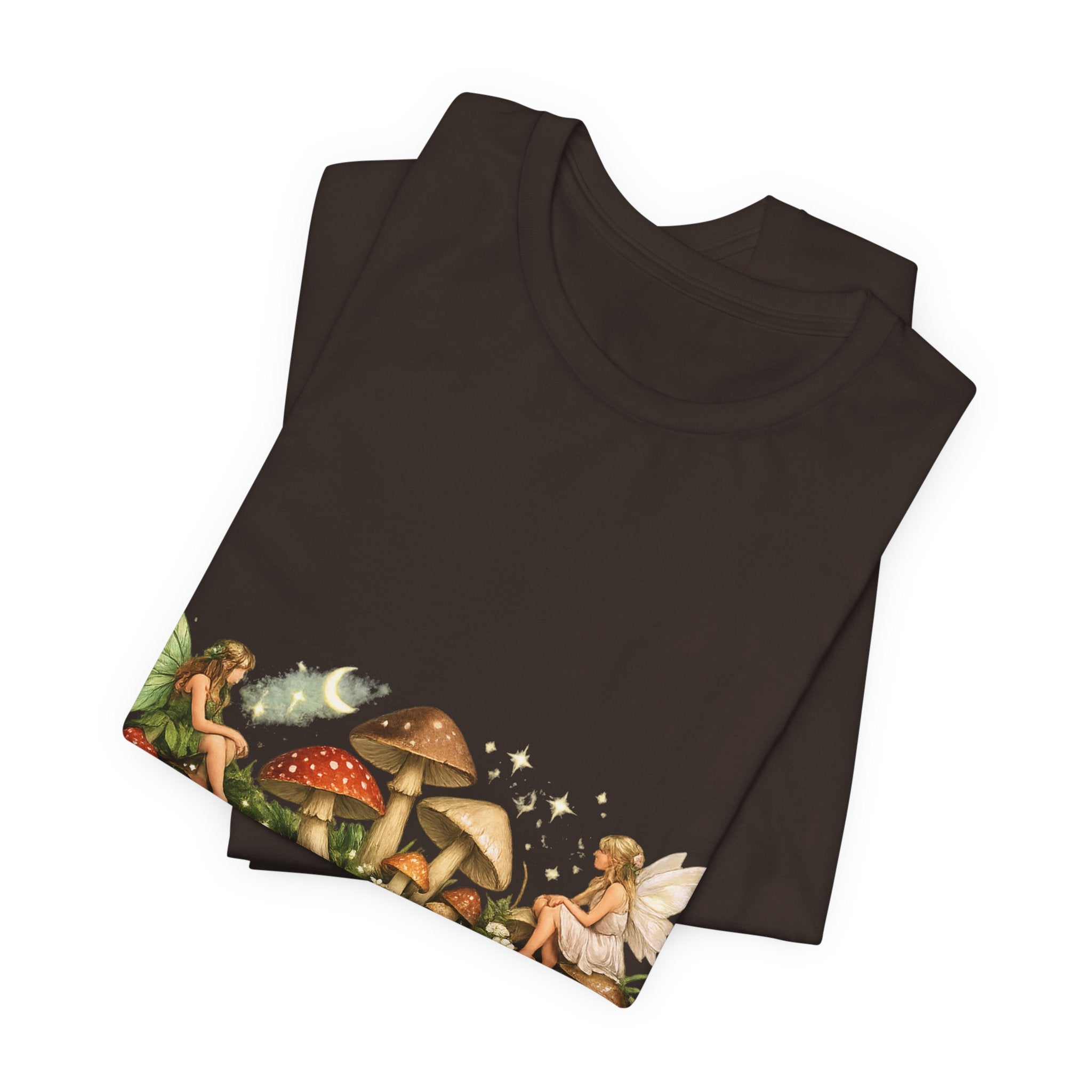 Mushroom Fairy Garden Tee | Sage Living Co. forest floral illustration