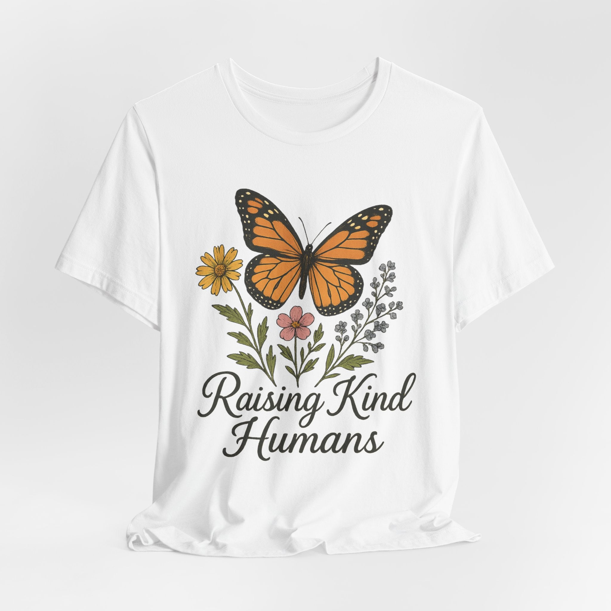Cute Butterfly Mom T-Shirt — Mother's Day Floral Mom Tee