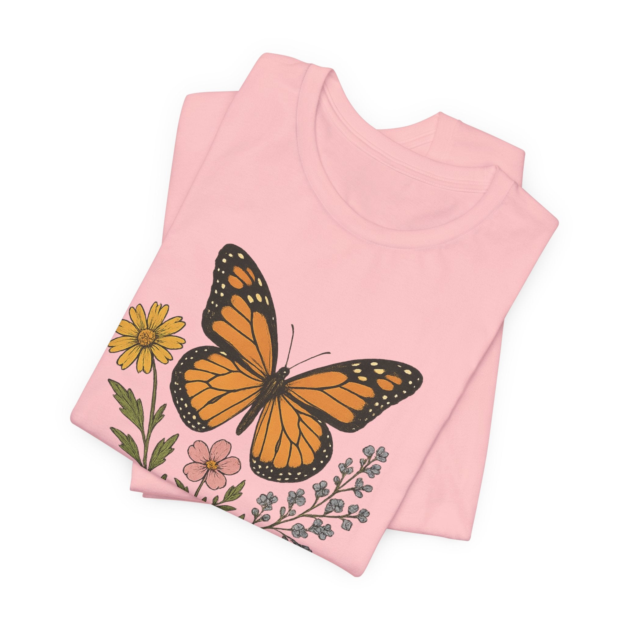 Cute Butterfly Mom T-Shirt — Mother's Day Floral Mom Tee