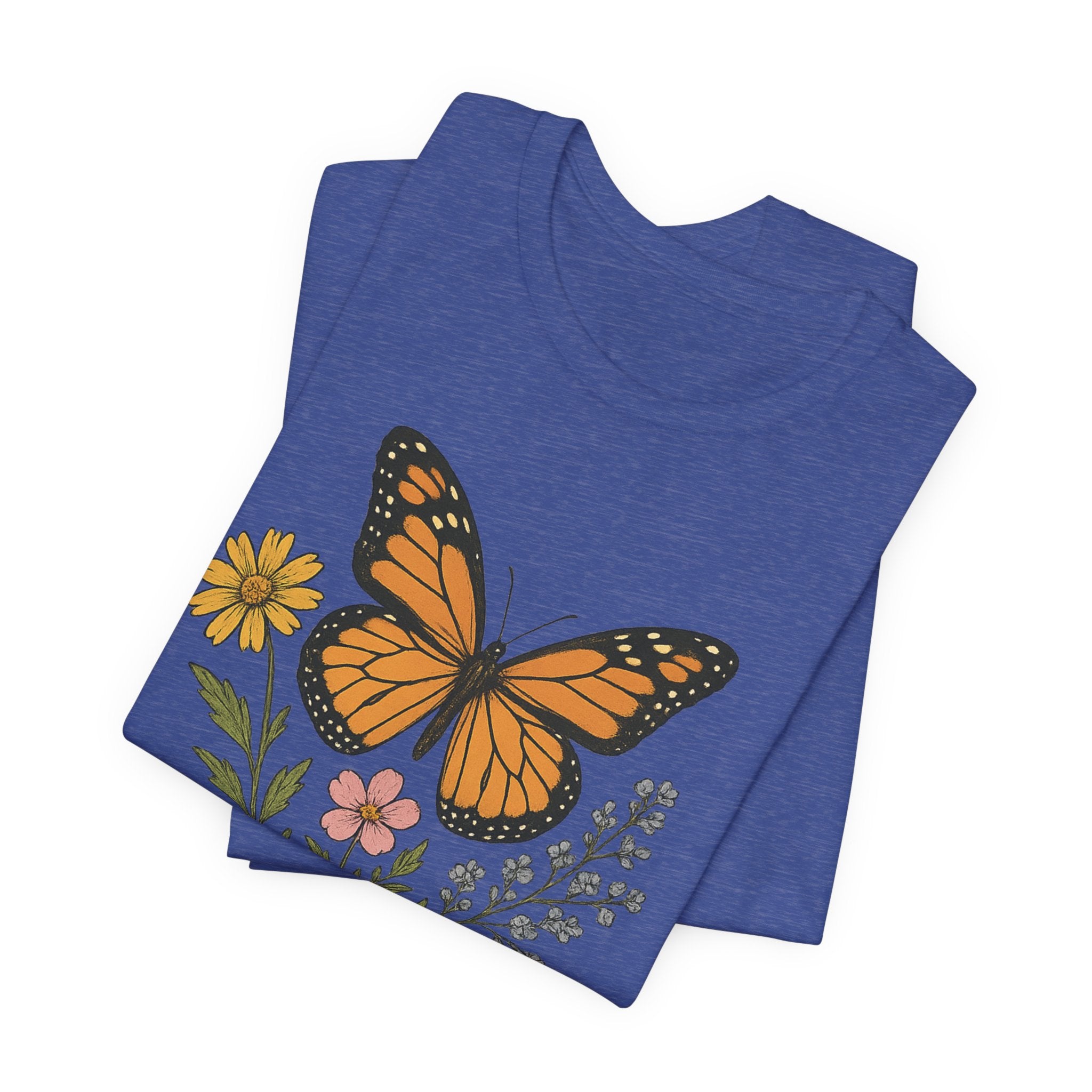 Cute Butterfly Mom T-Shirt — Mother's Day Floral Mom Tee