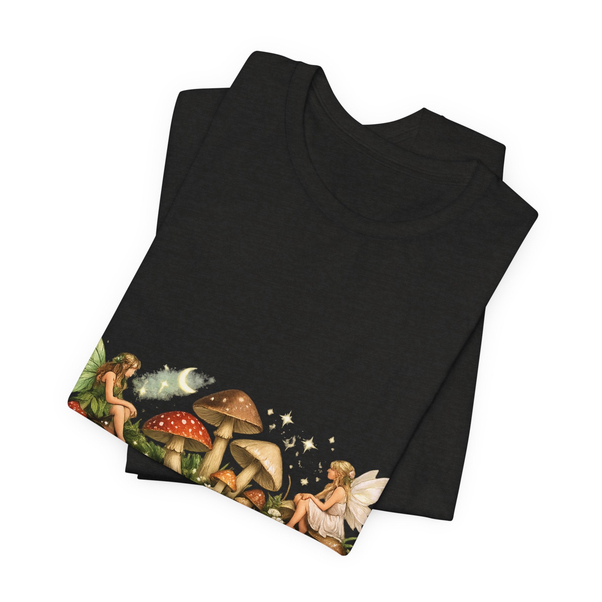 Mushroom Fairy Garden Tee | Sage Living Co. forest floral illustration