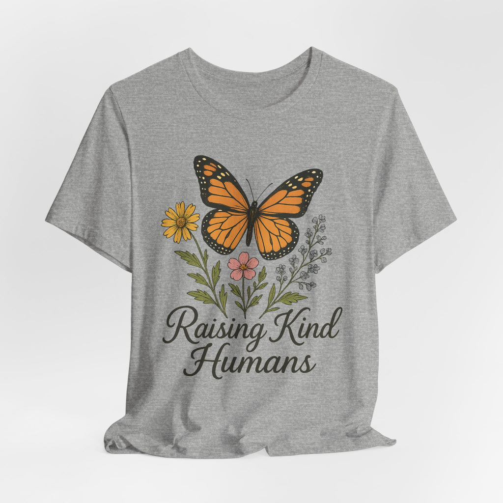 Cute Butterfly Mom T-Shirt — Mother's Day Floral Mom Tee