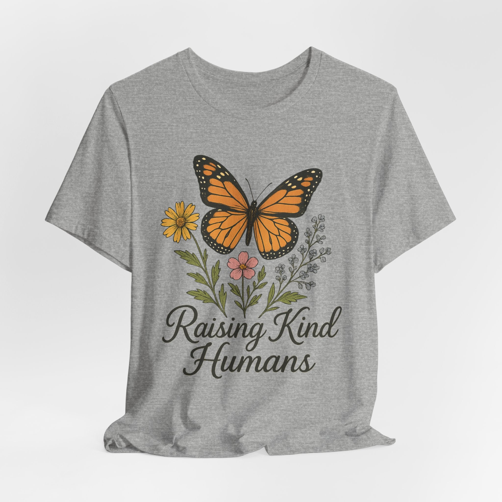 Cute Butterfly Mom T-Shirt — Mother's Day Floral Mom Tee