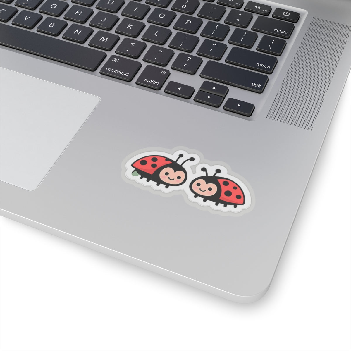 Cute Pair of Ladybugs Sticker | Kiss-Cut Sticker
