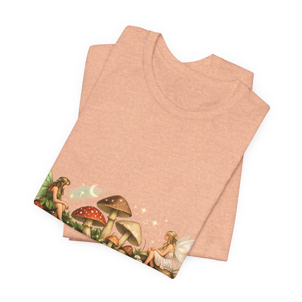 Mushroom Fairy Garden Tee | Sage Living Co. forest floral illustration