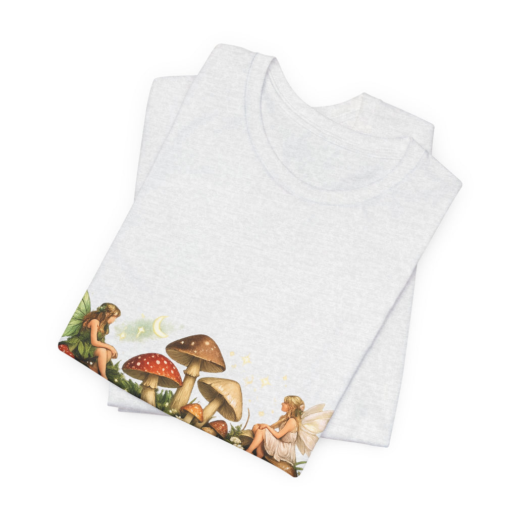 Mushroom Fairy Garden Tee | Sage Living Co. forest floral illustration