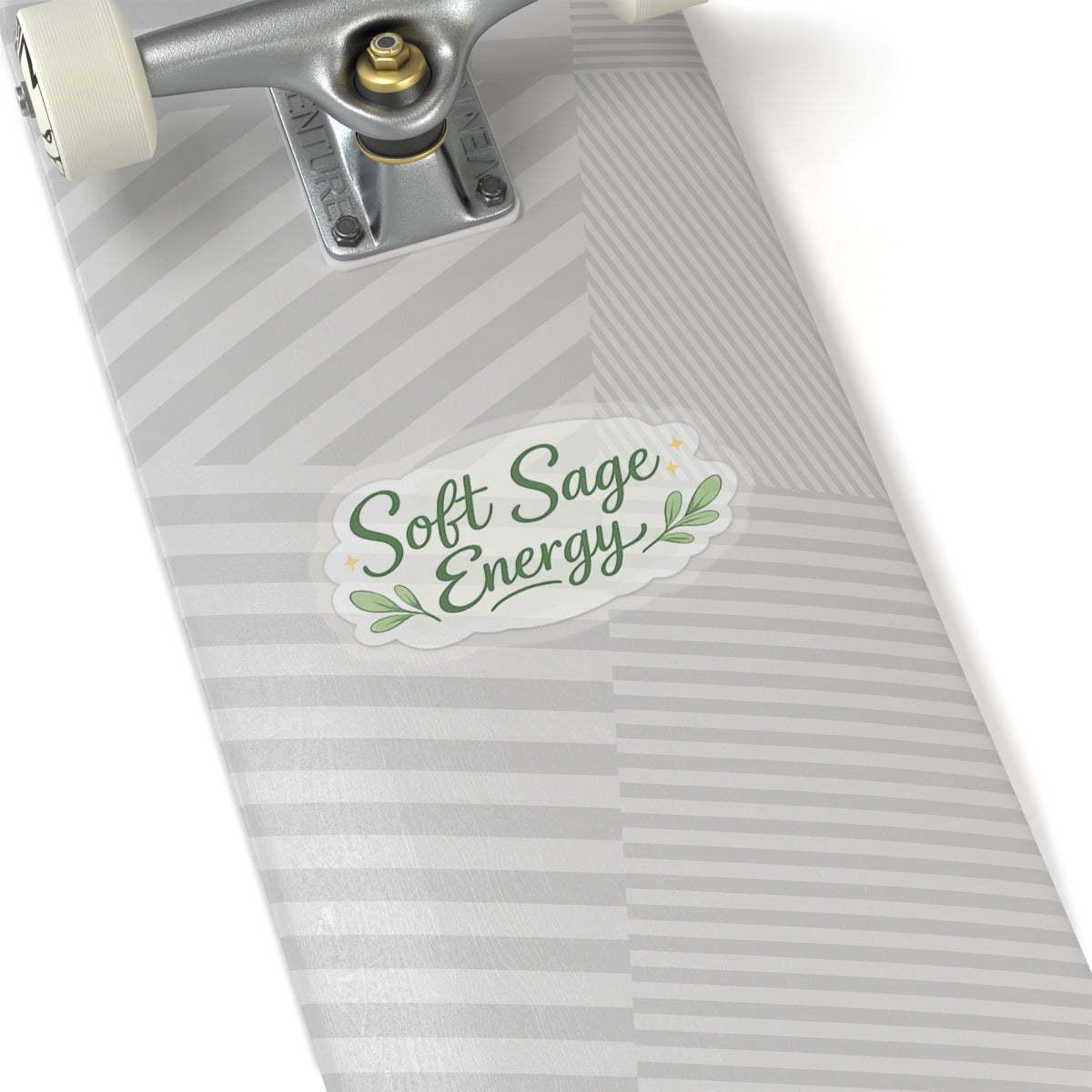 Soft Sage Energy Sticker | Kiss-Cut vinyl decal, calming botanical design