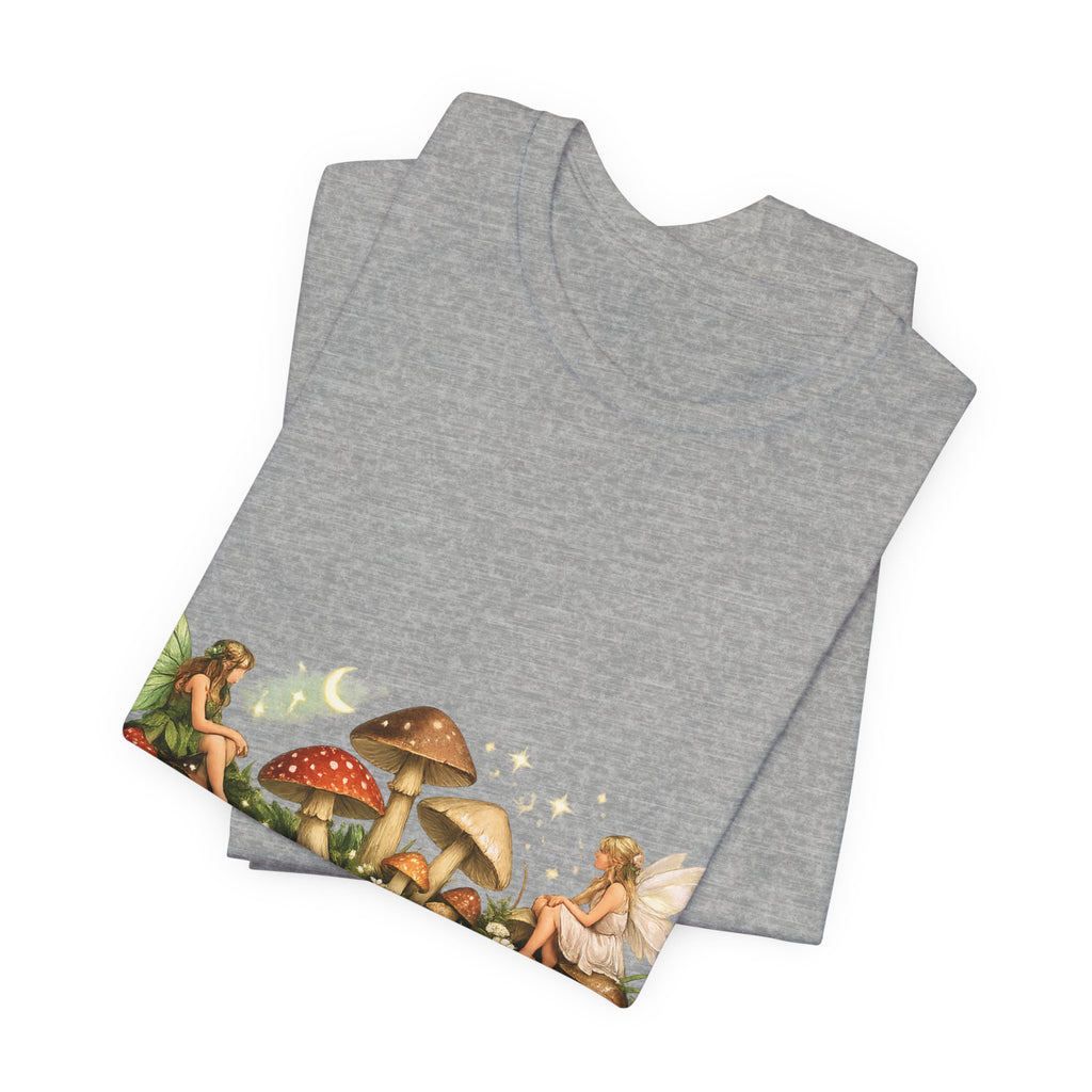 Mushroom Fairy Garden Tee | Sage Living Co. forest floral illustration