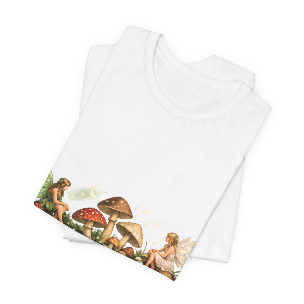 Mushroom Fairy Garden Tee | Sage Living Co. forest floral illustration